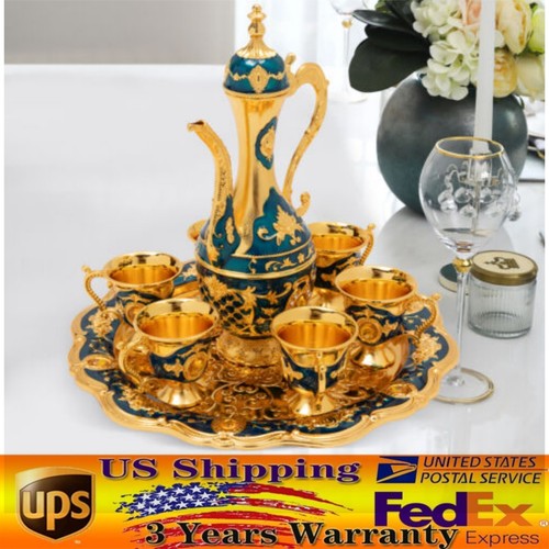 Vintage turkish tea set with - vintage,