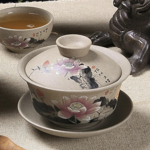 Chinese kung teapot pottery - teapot,